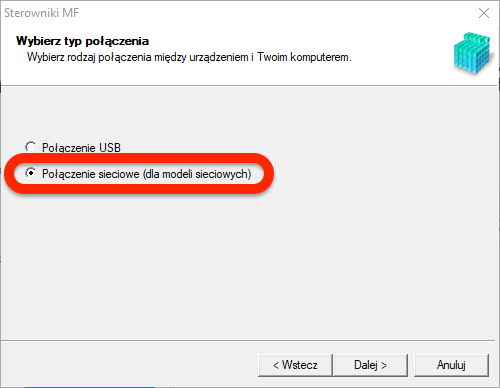 połączenie sieciowe